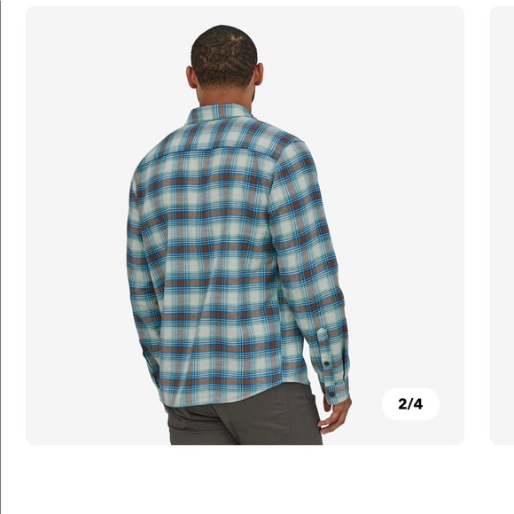 SOLD Patagonia LW Fjord Flannel SOLD - Picture 3 of 9